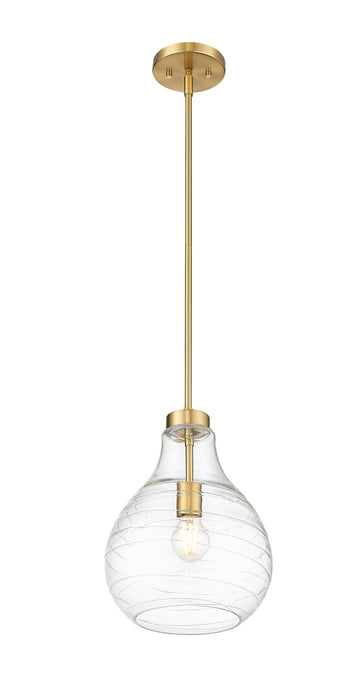 Pendant Z-Lite 496P10-MGLD Modern Gold Bon Air 1 Light Pendant Z-Lite