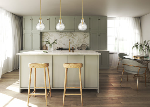Pendant Z-Lite 496P10-MGLD Modern Gold Bon Air 1 Light Pendant Z-Lite