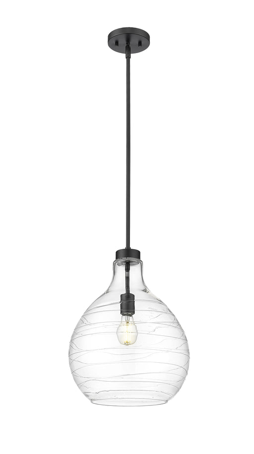 Pendant Z-Lite 496P13-MB Matte Black Bon Air 1 Light Pendant Z-Lite