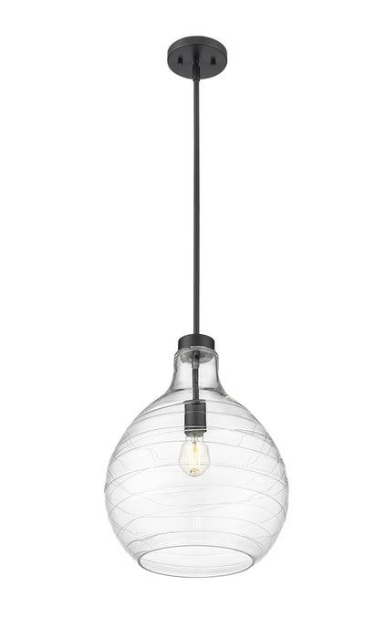 Pendant Z-Lite 496P13-MB Matte Black Bon Air 1 Light Pendant Z-Lite