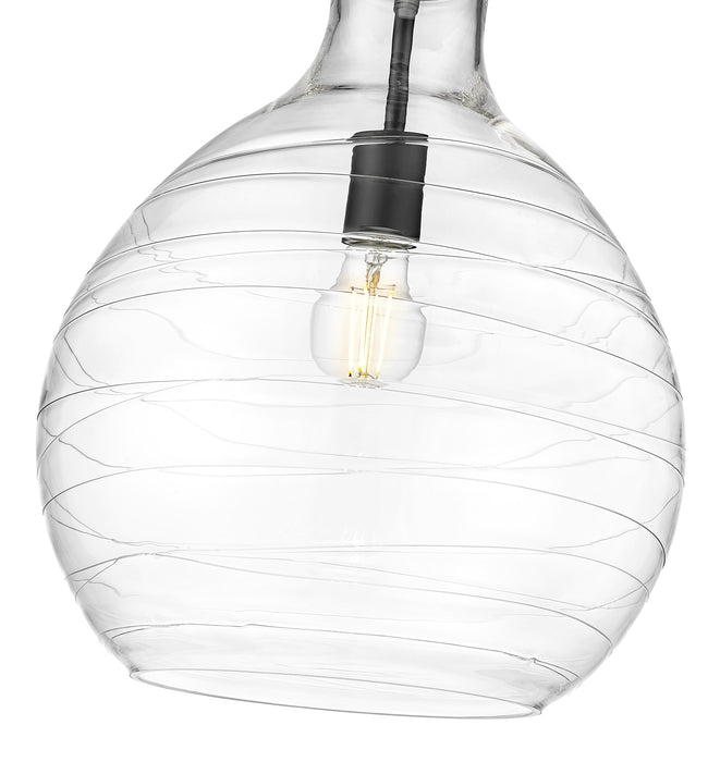 Pendant Z-Lite 496P13-MB Matte Black Bon Air 1 Light Pendant Z-Lite