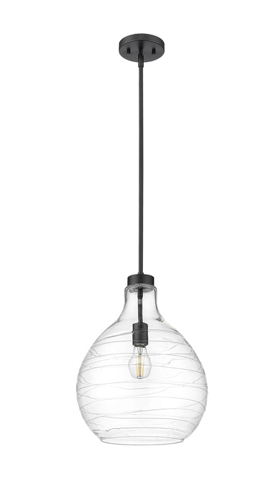 Pendant Z-Lite 496P13-MB Matte Black Bon Air 1 Light Pendant Z-Lite