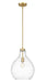 Z-Lite 496P13-MGLD Bonair 13 Inch Glass Pendant in Modern Gold LightStoreUSA