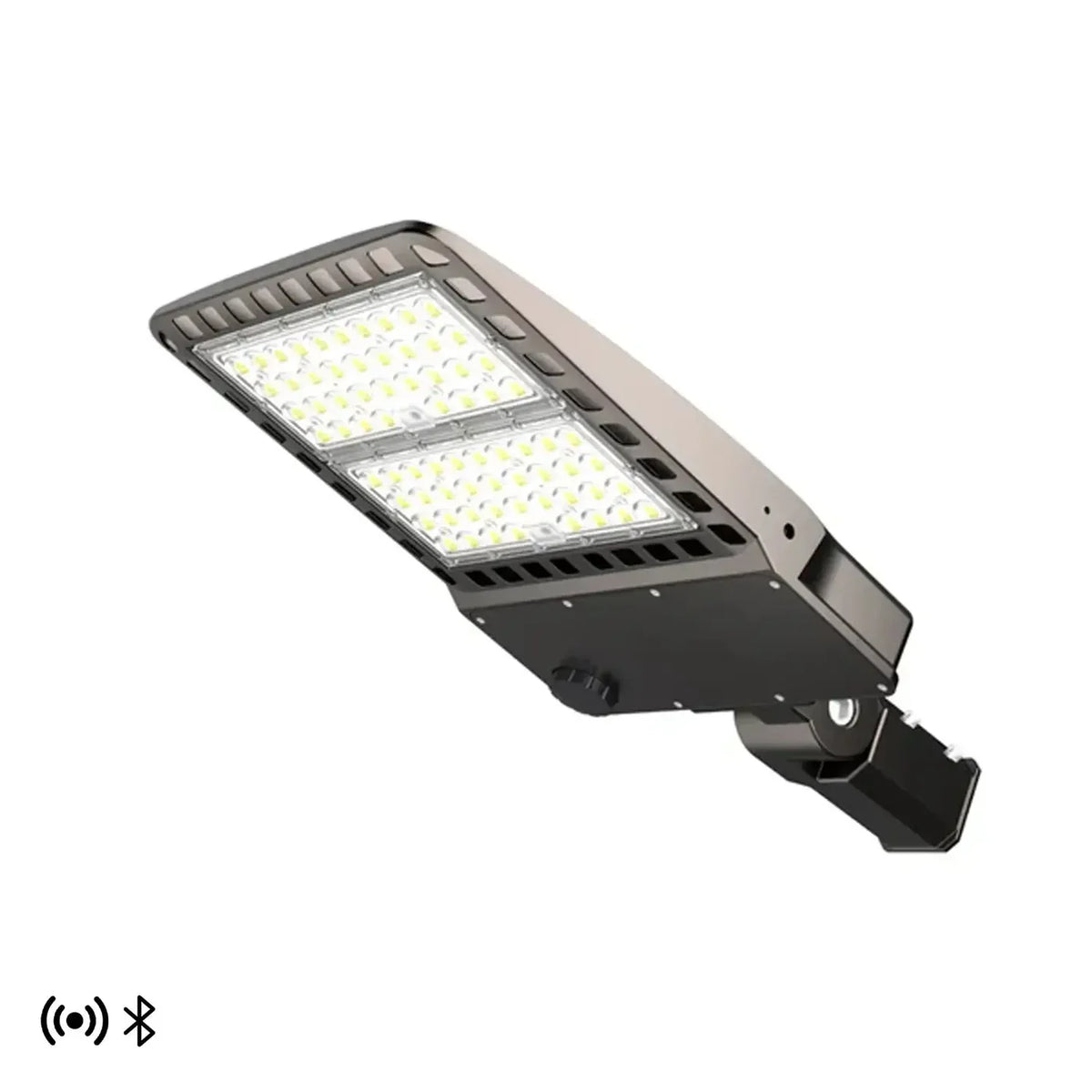 LED Shoebox Area Light 200-240-300W 5000K 120-347V Bronze — LightStoreUSA