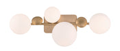 Eurofase 49086-010 Vine 4-Light Gold LED Vanity Light