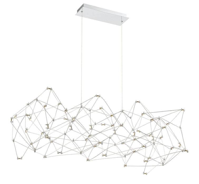 Eurofase 38037-016 Leonardelli 49" Chrome LED Chandelier