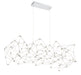Eurofase 38037-016 Leonardelli 49" Chrome LED Chandelier