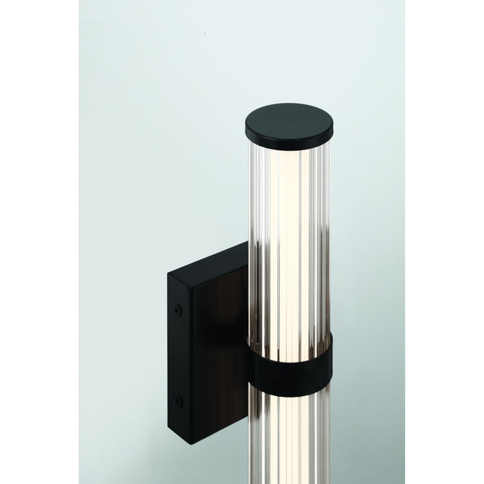 Eurofase 47123-021 Fayton 14" Matte Black LED Outdoor Wall Light