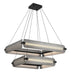 Eurofase 50054-015 Neoness 34" Matte Black LED Chandelier
