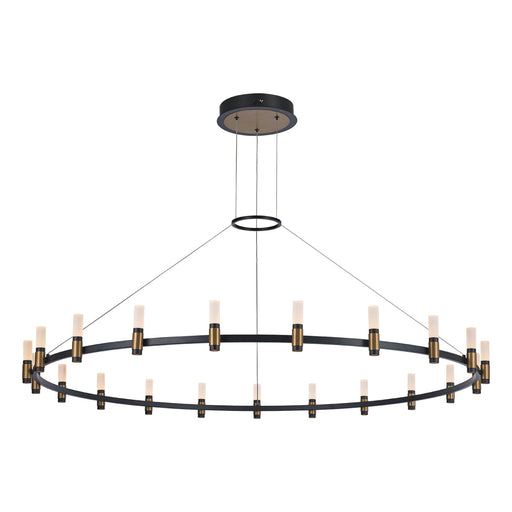 Eurofase 37045-012 Albany 60" Brass-Black Mix LED Chandelier
