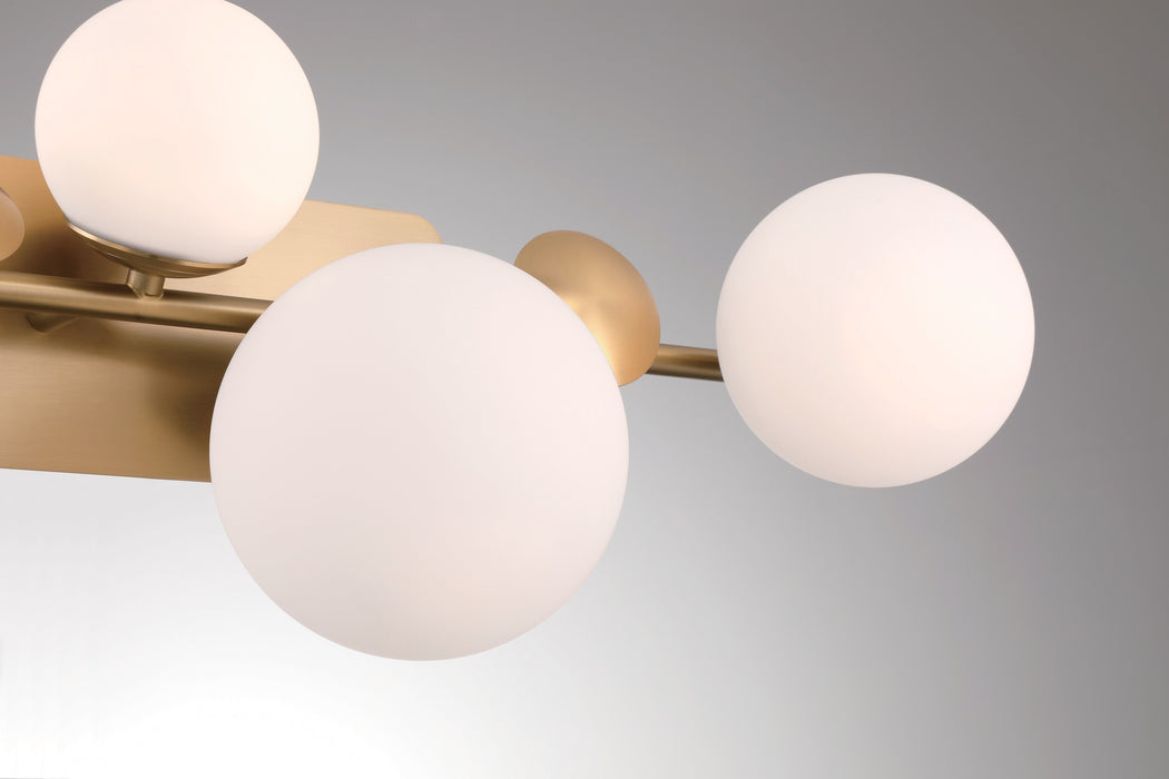 Eurofase 49086-010 Vine 4-Light Gold LED Vanity Light