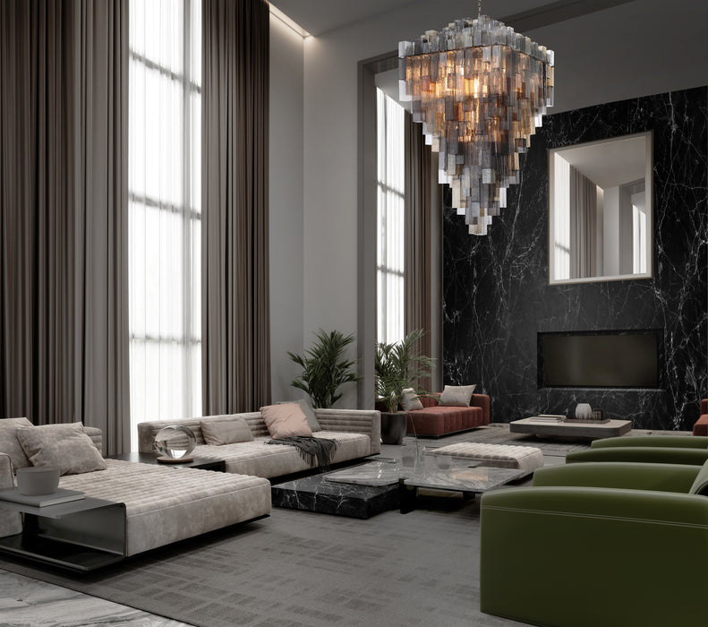 Eurofase 47913-011 Altesa 59" Chrome Chandelier