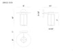 Eurofase 49843-019 Florin 10" Sand Black LED Outdoor Wall Light