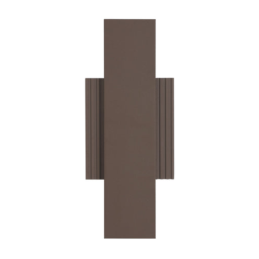 Exterior Wall Sconce Thesis 207719A Jacks 15 inch Architectural Bronze 5CCT LED Exterior Wall Sconce THESIS