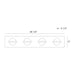 Eurofase 37070-014 Ryder 26" Chrome LED Vanity Light