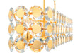 Eurofase 44287-020 Perrene 40" Gold Chandelier