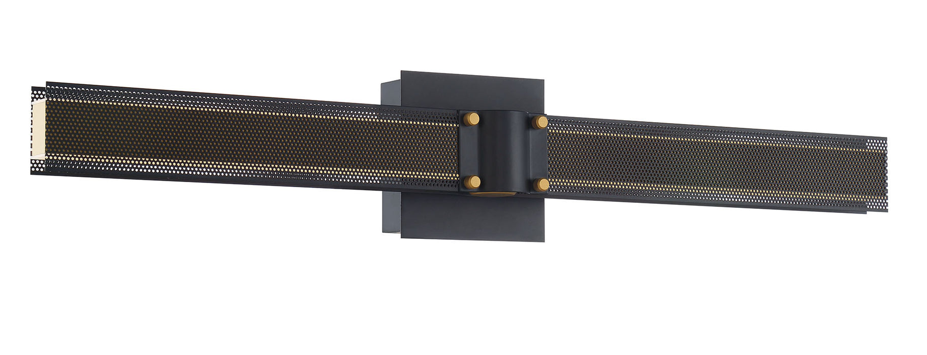 Eurofase 38004-018 Admiral 28" Gold-Black Mix LED Wall Sconce