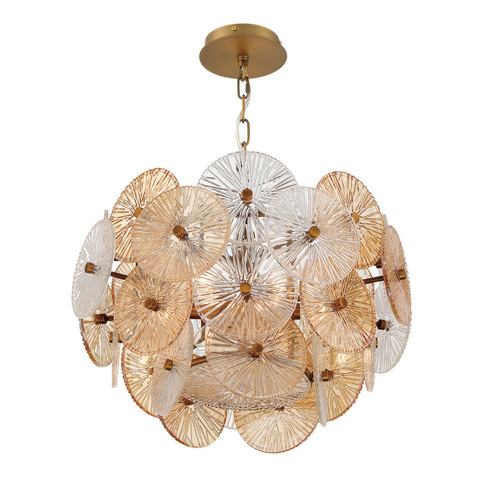 Eurofase 44571-016 Sue-Anne 20" Matte Gold Chandelier