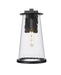 Outdoor Wall Light Z-Lite 5004B-BK Sand Black Bar Harbor 1 Light Outdoor Wall Light Z-Lite