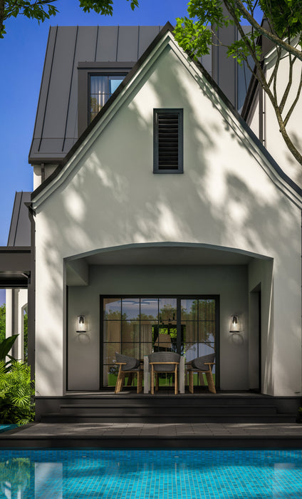 Outdoor Wall Light Z-Lite 5004B-BK Sand Black Bar Harbor 1 Light Outdoor Wall Light Z-Lite