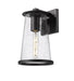 Outdoor Wall Light Z-Lite 5004M-BK Sand Black Bar Harbor 1 Light Outdoor Wall Light Z-Lite