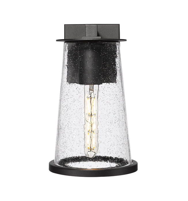 Outdoor Wall Light Z-Lite 5004M-BK Sand Black Bar Harbor 1 Light Outdoor Wall Light Z-Lite