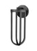 Outdoor Wall Light Z-Lite 5005B-BK-LED Sand Black Leland 1 Light Outdoor Wall Light Z-Lite