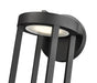 Outdoor Wall Light Z-Lite 5005B-BK-LED Sand Black Leland 1 Light Outdoor Wall Light Z-Lite