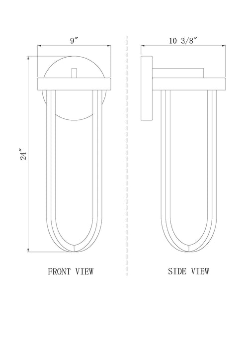 Outdoor Wall Light Z-Lite 5005B-BK-LED Sand Black Leland 1 Light Outdoor Wall Light Z-Lite