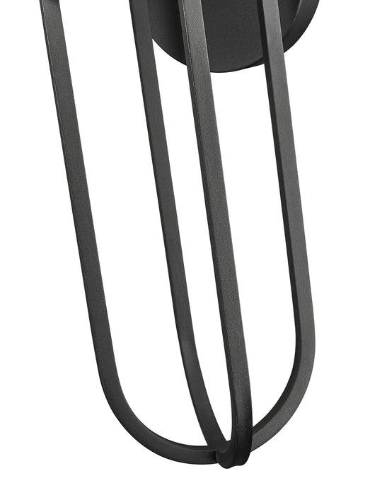 Outdoor Wall Light Z-Lite 5005M-BK-LED Sand Black Leland 1 Light Outdoor Wall Light Z-Lite