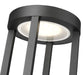 Outdoor Post Mounted Fixture Z-Lite 5005PHB-5009P96-BK-L Sand Black Leland 1 Light Outdoor Post Mounted Fixture Z-Lite