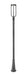 Outdoor Post Mounted Fixture Z-Lite 5005PHB-519P-BK-LED Sand Black Leland 1 Light Outdoor Post Mounted Fixture Z-Lite