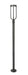 Outdoor Post Mounted Fixture Z-Lite 5005PHB-567P-BK-LED Sand Black Leland 1 Light Outdoor Post Mounted Fixture Z-Lite