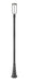 Outdoor Post Mounted Fixture Z-Lite 5005PHM-5011P-BK-LED Sand Black Leland 1 Light Outdoor Post Mounted Fixture Z-Lite