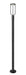 Outdoor Post Mounted Fixture Z-Lite 5005PHM-5012P-BK-LED Sand Black Leland 1 Light Outdoor Post Mounted Fixture Z-Lite
