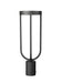 Outdoor Post Mount Fixture Z-Lite 5005PHM-BK-LED Sand Black Leland 1 Light Outdoor Post Mount Fixture Z-Lite