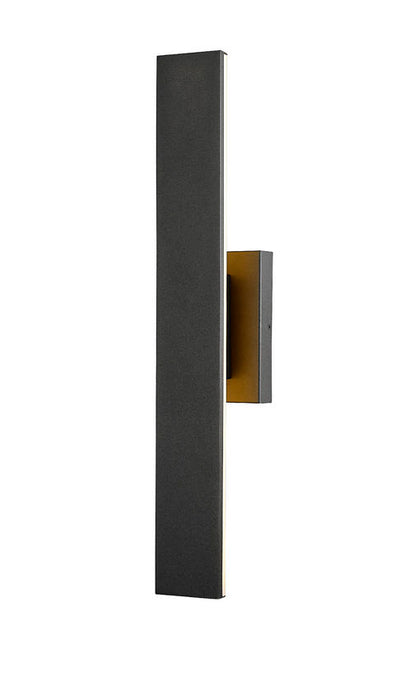 Z-Lite 5006-24BK Stylet LED Outdoor Wall Sconce 24 Inch Sand Black CCT Selectable
