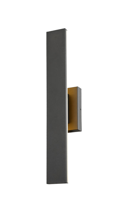 Outdoor Wall Light Z-Lite 5006-24BK-LED Sand Black Stylet 2 Light Outdoor Wall Light Z-Lite