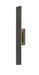 Outdoor Wall Light Z-Lite 5006-36BK-LED Sand Black Stylet 2 Light Outdoor Wall Light Z-Lite
