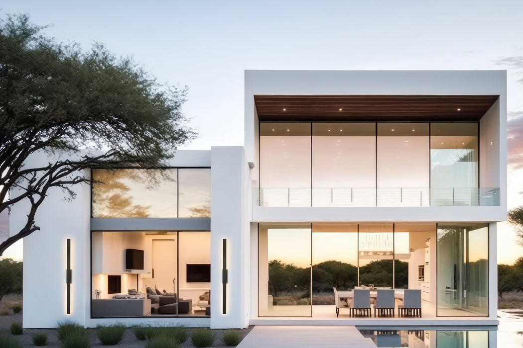 Outdoor Wall Light Z-Lite 5006-72BK-LED Sand Black Stylet 4 Light Outdoor Wall Light Z-Lite