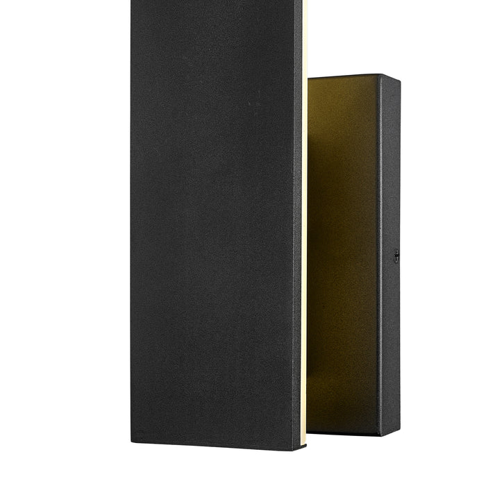 Outdoor Wall Light Z-Lite 5007-18BK-LED Sand Black Stylet 2 Light Outdoor Wall Light Z-Lite