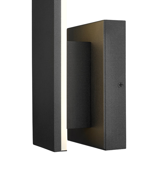 Outdoor Wall Light Z-Lite 5007-24BK-LED Sand Black Stylet 2 Light Outdoor Wall Light Z-Lite