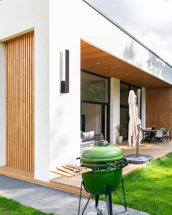 Outdoor Wall Light Z-Lite 5007-36BK-LED Sand Black Stylet 2 Light Outdoor Wall Light Z-Lite