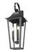Outdoor Wall Light Z-Lite 5008B-BK Black Gannon 3 Light Outdoor Wall Light Z-Lite