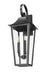 Outdoor Wall Light Z-Lite 5008B-BK Black Gannon 3 Light Outdoor Wall Light Z-Lite