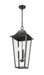 Outdoor Chain Mount Ceiling Fixture Z-Lite 5008CHXL-BK Black Gannon 3 Light Outdoor Chain Mount Ceiling Fixture Z-Lite