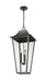 Outdoor Chain Mount Ceiling Fixture Z-Lite 5008CHXXL-BK Black Gannon 5 Light Outdoor Chain Mount Ceiling Fixture Z-Lite