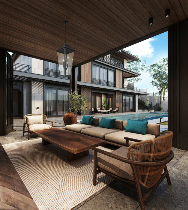 Outdoor Chain Mount Ceiling Fixture Z-Lite 5008CHXXL-BK Black Gannon 5 Light Outdoor Chain Mount Ceiling Fixture Z-Lite