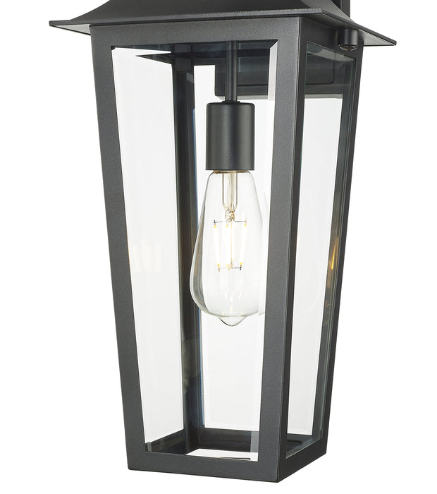 Outdoor Wall Light Z-Lite 5008M-BK Black Gannon 1 Light Outdoor Wall Light Z-Lite