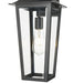 Outdoor Wall Light Z-Lite 5008M-BK Black Gannon 1 Light Outdoor Wall Light Z-Lite